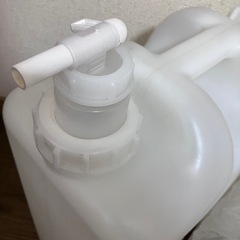 20ℓ水缶×5缶🩵ノズルセット付き　美品です！の画像