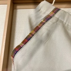 【新品】フェリシモ　さをり織キュロット L Lの画像
