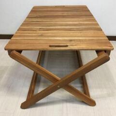 絶版 折りたたみウッドテーブル