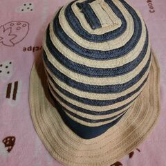 中古 麦わら帽子の画像