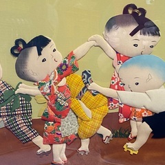 大きな額入り押絵の画像