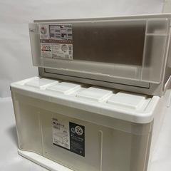 収納用カラーボックス2個