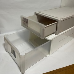 収納用カラーボックス2個の画像