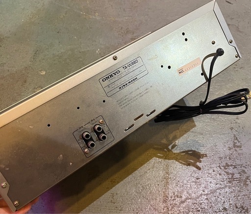 ONKYO カセットプレーヤー　レトロ 80's ヴィンテージ ビンテージ アンティーク 名器 カセット　