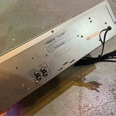 ONKYO カセットプレーヤー　レトロ 80's ヴィンテージ ビンテージ アンティーク 名器 カセット　の画像