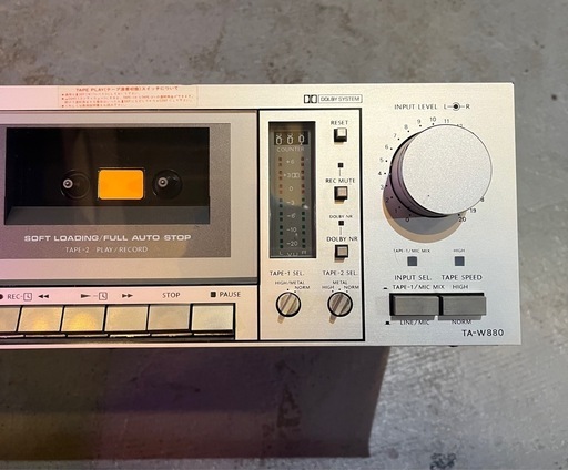 ONKYO カセットプレーヤー　レトロ 80's ヴィンテージ ビンテージ アンティーク 名器 カセット　