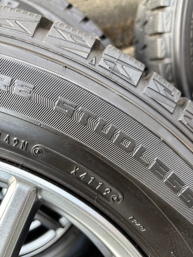 スタッドレス195 65R15　ホイール付き　4本　ダンロップ　ウィンターマックス　2019年製