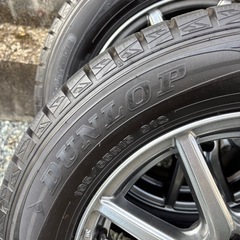 スタッドレス195 65R15　ホイール付き　4本　ダンロップ　ウィンターマックス　2019年製の画像