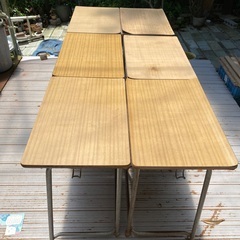 学校の机と椅子6セット