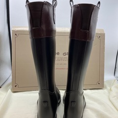 THOSE DAYS ロングレインブーツ これから梅雨時に　24〜24.5の画像