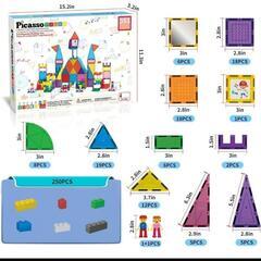 マグネットブロック 知育玩具353 ピース Picasso TILESの画像