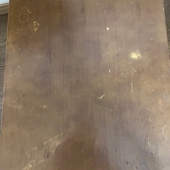 しっかりと安定してます！折り畳み木製テーブル！ダークブラウンの画像