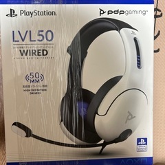 未開封　PlayStation 純正　有線ステレオゲーミングヘッ...