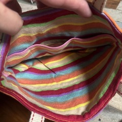 ハンドメイド  キッズ ミニ リメイクバッグの画像