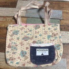 ハンドメイド  キッズ ミニ リメイクバッグの画像