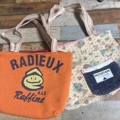 ハンドメイド  キッズ ミニ リメイクバッグ