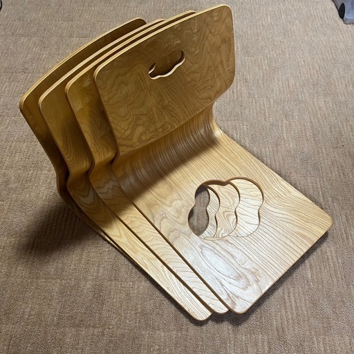 hikari 光製作所 木製 曲げ木 座椅子 まとめ売り hikari 光製作所 木製 曲げ木 座椅子 まとめ売り 3脚セット】光製作所