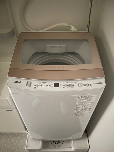 値下げしました！【新品、未使用】AQUA洗濯機