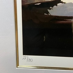 ミッシェル・バテュ「タクソンの庭」22/100 シルクスクリーン 直筆サインの画像