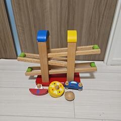 ミキハウス　木製　玩具の画像