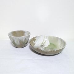 【受け渡し相手確定】信楽焼　ボウル　プレート　セット