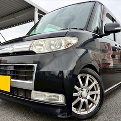 月々9千円〜分割可❗️車検2年付き！【名義変更代込み】広い車内！大人気‼️ダイハツ タントカスタム☆HDDナビ付き☆走行中DVD見れます☆社外アルミ☆電動スライドドア☆ドライブレコーダー☆そのまま乗って帰れます！の画像