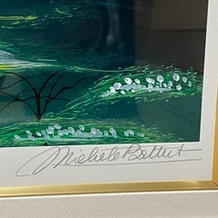 ミッシェル・バテュ「モンスーンバレー」84/100 シルクスクリーン 直筆サインの画像