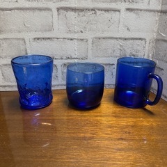 江戸切子風カットグラス 水差し+グラス3つセットの画像