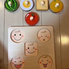 赤ちゃん用パズル(木製)の画像