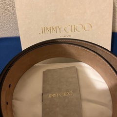 JIMMY CHOO/ジミーチュウ  メンズベルト　ネイビーの画像