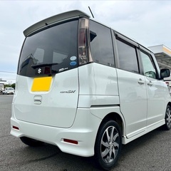 Bluetoothナビ付き☆月々9千円〜分割払い可❗️ 車検2年付き！【名義変更代込み】大人気☆スズキ パレットSW☆Bluetoothナビ付き☆走行中DVD見れます☆電動スライドドア☆ドラレコ☆スマートキー☆フルオートエアコン☆純正アルミ☆そのまま乗って帰れます‼️の画像
