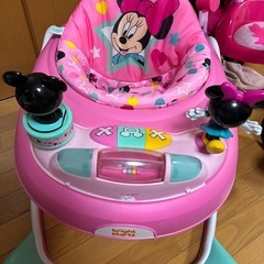ディズニー　ミッキー　ミニー　歩行器　日本未発売　美品の画像