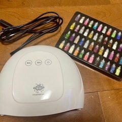 UV/LEDネイルランプ💅ネイルアートパーツ 48色セット🌈