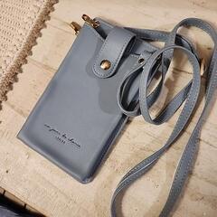 スマホホルダー水色