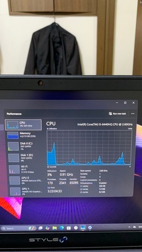 ゲーミングPC i5-6440HQ GTX950M 8GB SSD+HDD