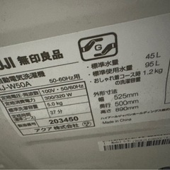 洗濯機　受け渡し予定者決まりましたの画像