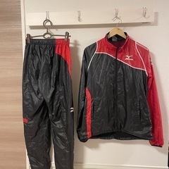 ミズノ　ウィンドブレーカー上下セット（L）
