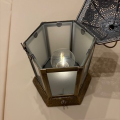 アンティーク　ランタンライトの画像