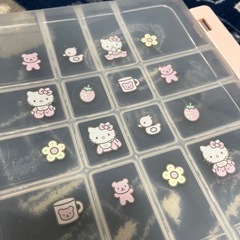キティーちゃん　小分けケースの画像