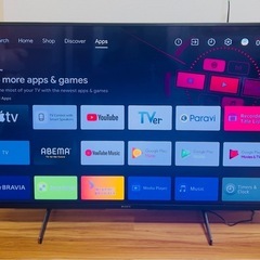 SONYテレビ49型2020年の画像