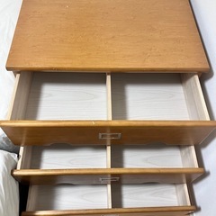  【無料・処分前】まだ使える木製タンスお譲りしますの画像