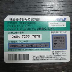 株主優待券ANA