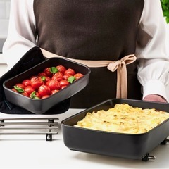 IKEA オーブン皿 耐熱皿 2点セットの画像