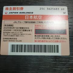 JAL株主優待券