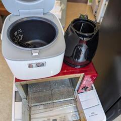 家電セット　冷蔵庫・洗濯機・レンジ・炊飯器・トースター・ケトルの画像