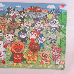 アンパンマンとなかまたち　パズルしようよ！　65ピースの画像