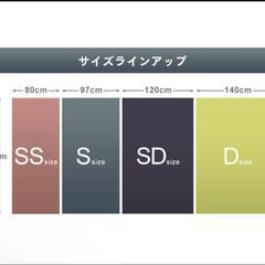 3つ折り  シングルマットレスの画像