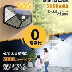 ソーラー式屋外照明 2個セットの画像