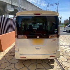 スズキ　スペーシアカスタム　MK32S 6.2万キロ　綺麗　車検令和7年9月の画像