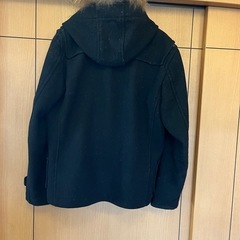 BOYCOTTダッフルコート ブラック フード付きの画像